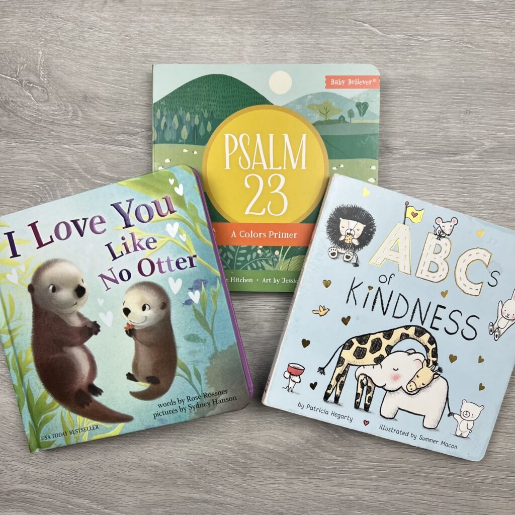 Fun and colorful board books for toddlers.