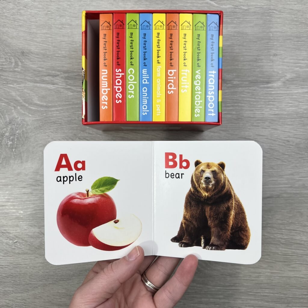 My First Library board book set by Wonder House.