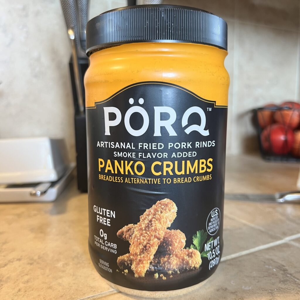 Porq panko crumbs, carnivore-friendly, perfect for low-carb and keto meals.
