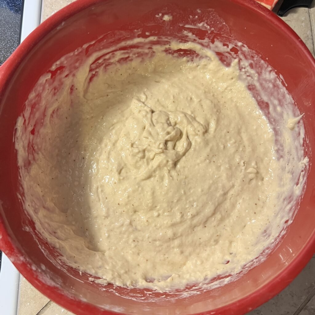 Sourdough discard pancake batter