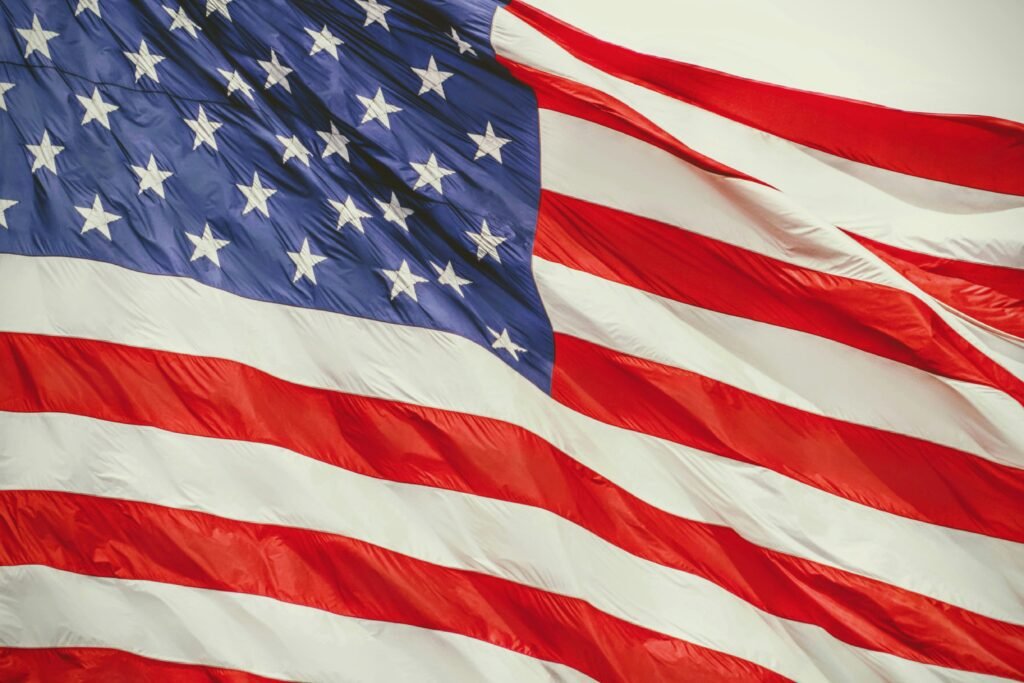 A close-up of the American flag. An image that represents one of the reasons Christian moms fight for truth, to help keep our great nation free!