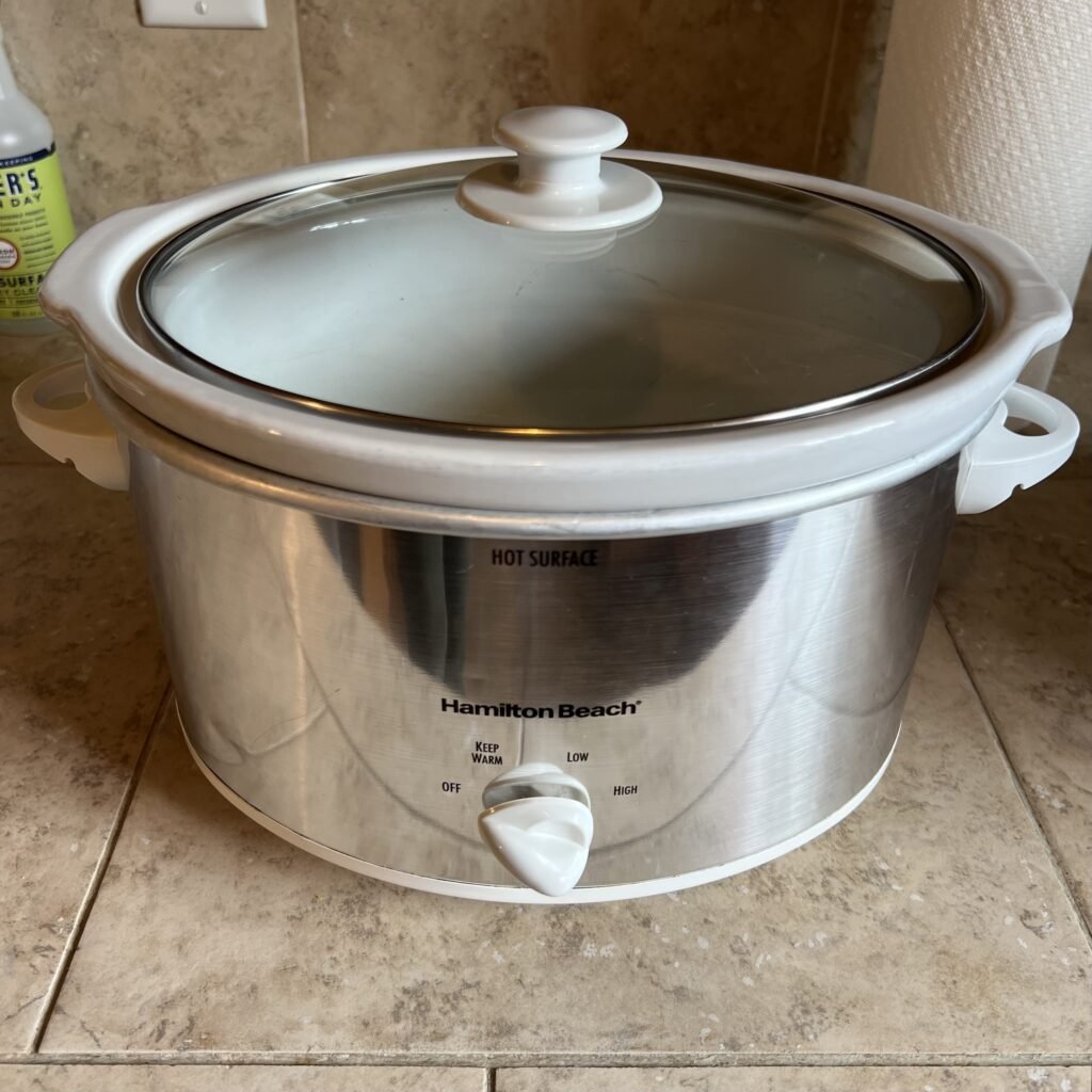 The Hamilton Beach crockpot. A simple, straightforward, and easy to use crockpot that gets the job done.