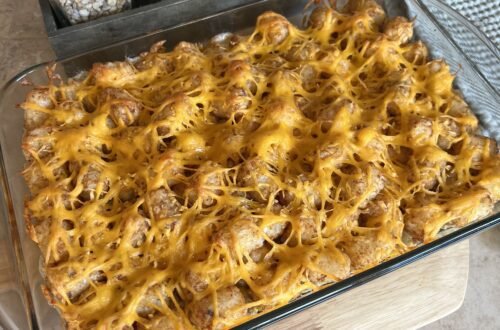 A delicious Classic Tater Tot Casserole.