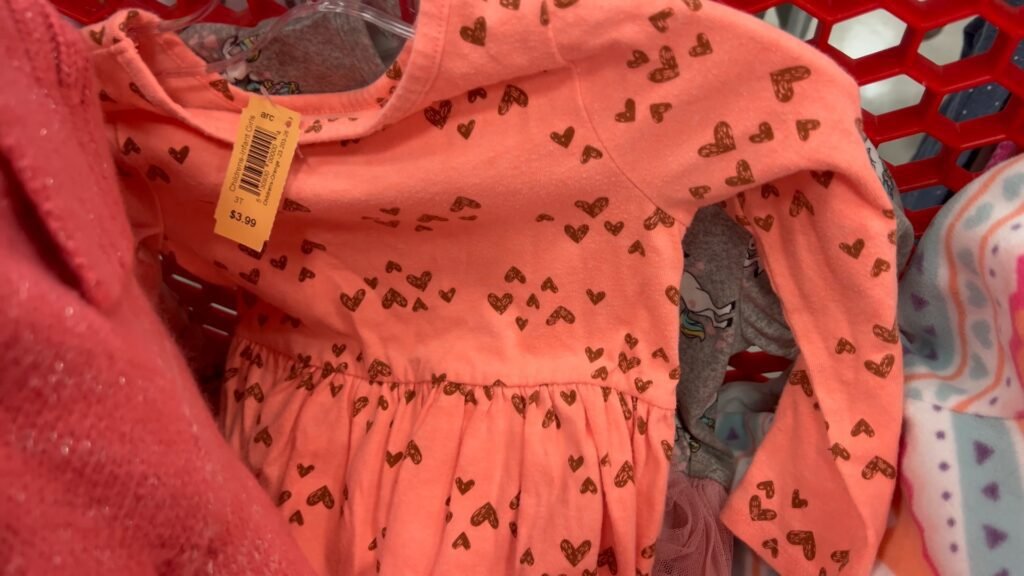 Discount shopping for kids clothes.