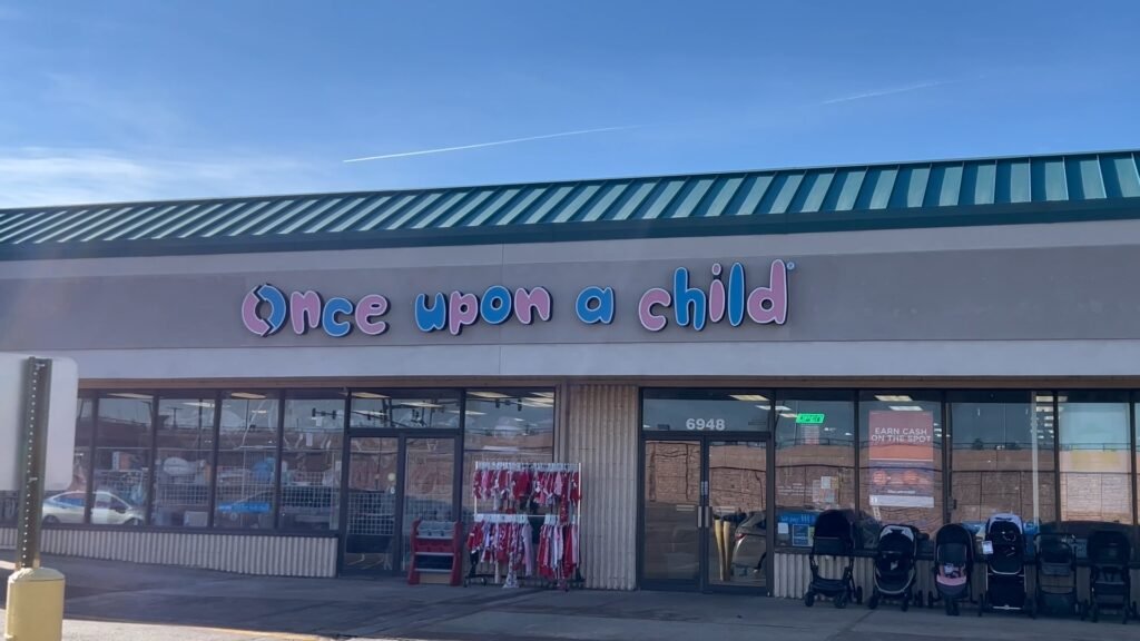 Once Upon a Child consignment shop is a great place to sell lightly used kids items for cash.