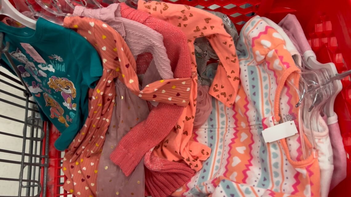 Mom budget hack for buying kids clothes.