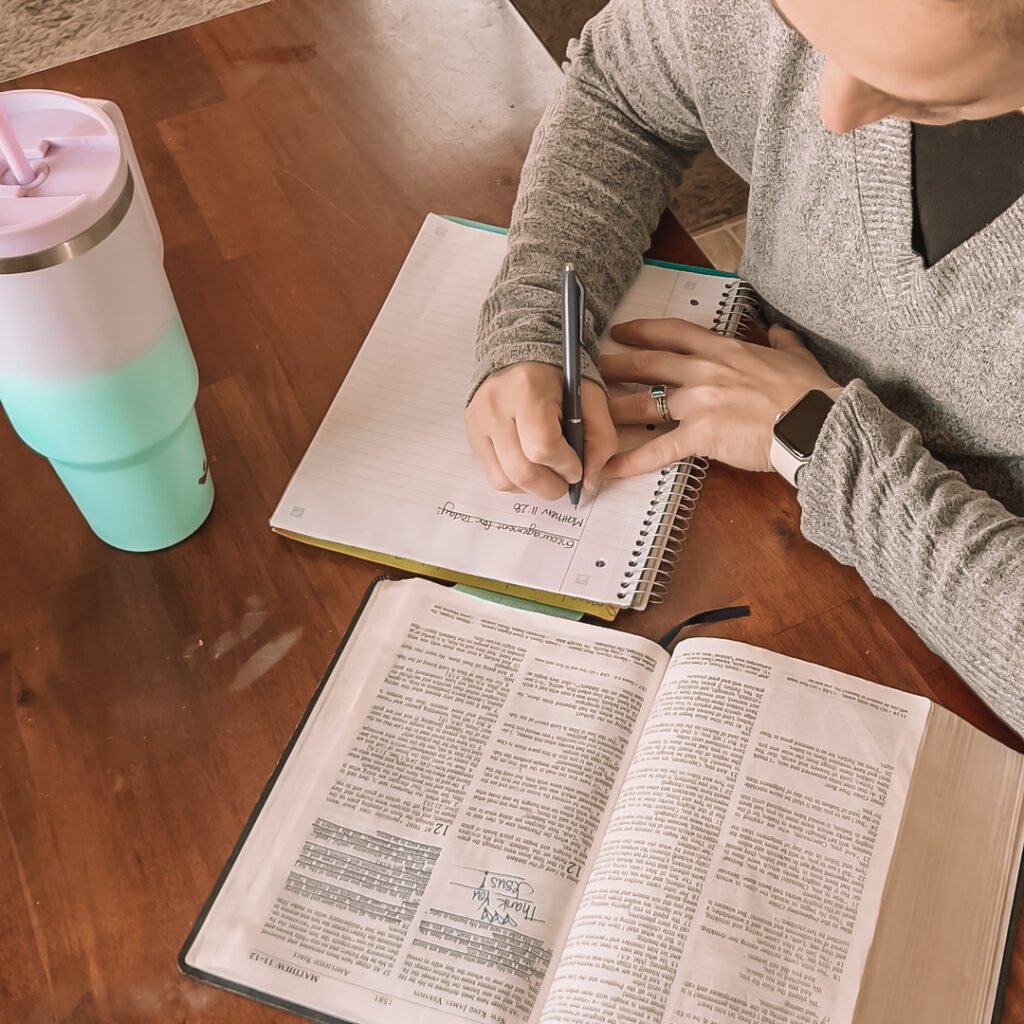 The Bible helps overwhelmed moms